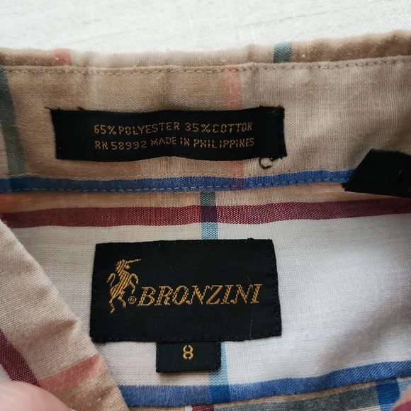 Vintage Plaid Buttondown Shirt kids 8 - Picture 5 of 9